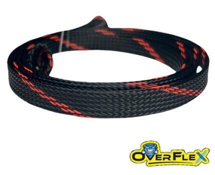 Gaine OverFlex noire et rouge